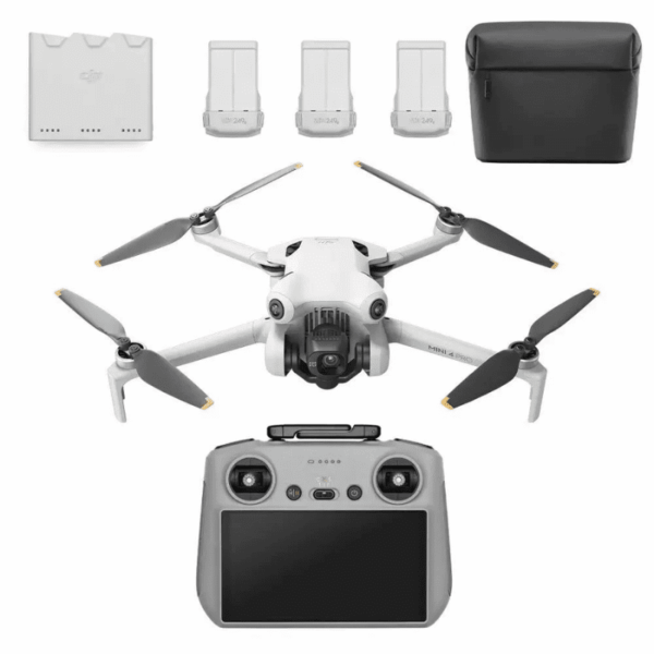 Pack Premium DJI Mini 4 Pro Fly More Combo et DJI RC 2