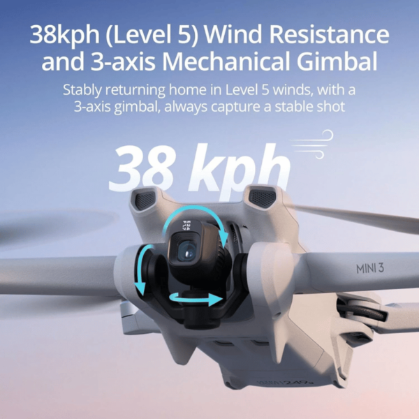Drone – DJI – Mini 3 – Caméra 4K – Autonomie 38 min – Ultra-léger et compact