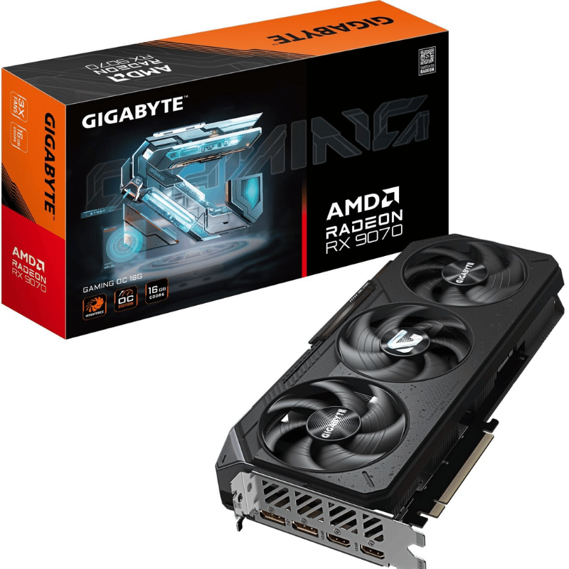 Carte graphique – GIGABYTE – Radeon RX 9070 XT GAMING OC – 16 Go