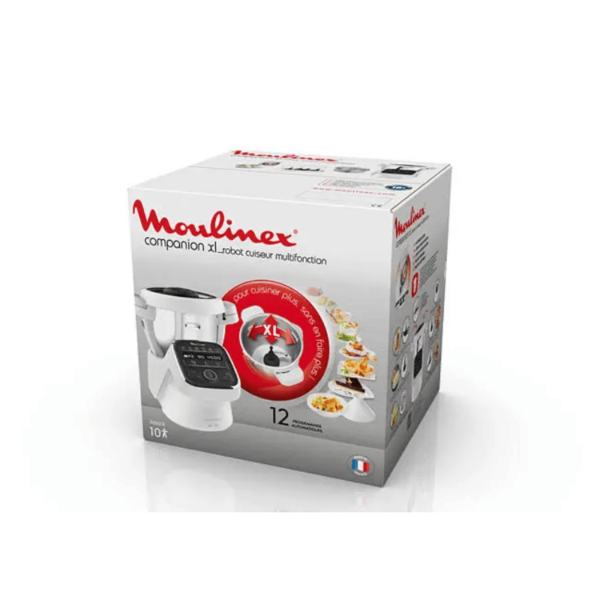 Robot Cuiseur Multifonction – MOULINEX – Companion XL – 12 Programmes Auto – Cuisson Vapeur