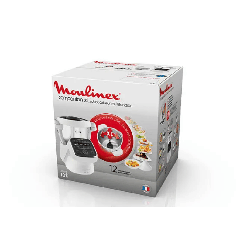 Robot Cuiseur Multifonction – MOULINEX – Companion XL – 12 Programmes Auto – Cuisson Vapeur