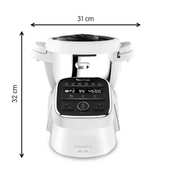 Robot Cuiseur Multifonction – MOULINEX – Companion XL – 12 Programmes Auto – Cuisson Vapeur
