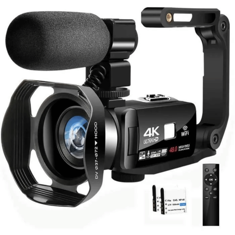 Caméscope 4K – BAZARLAND30 – Professionnel – 48MP – WiFi – Vision Nocturne