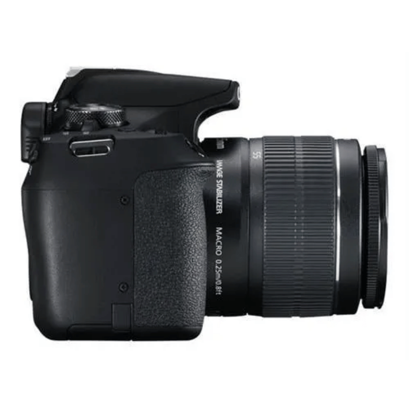 CANON – Appareil photo Reflex EOS 2000D + Objectif 18-55mm EF-S 18-55 DC III – 24 Mpixels – Vidéo Full HD 1080p – Ecran 7,5cm