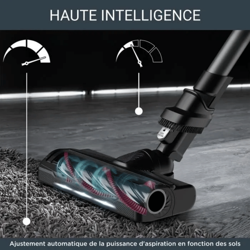 ROWENTA X-Force Flex 9.60 Allergie Aspirateur balai sans fil multifonction, Tube Flex, Performant, Léger, Batterie amovible RH2038WO