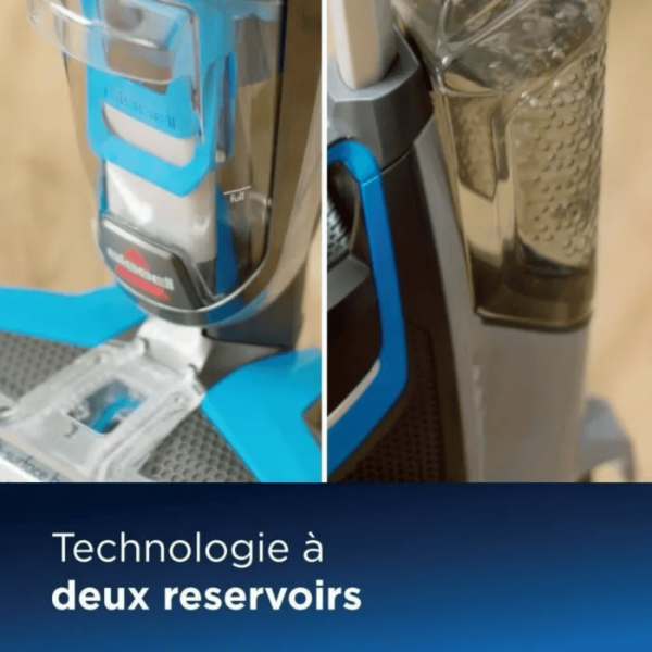 BISSELL Nettoyeur Multifonction 3 en 1 CrossWave 17132 Filaire – Aspirateur / Nettoyeur / Sécheur 3-en-1 pour sols durs et moquettes