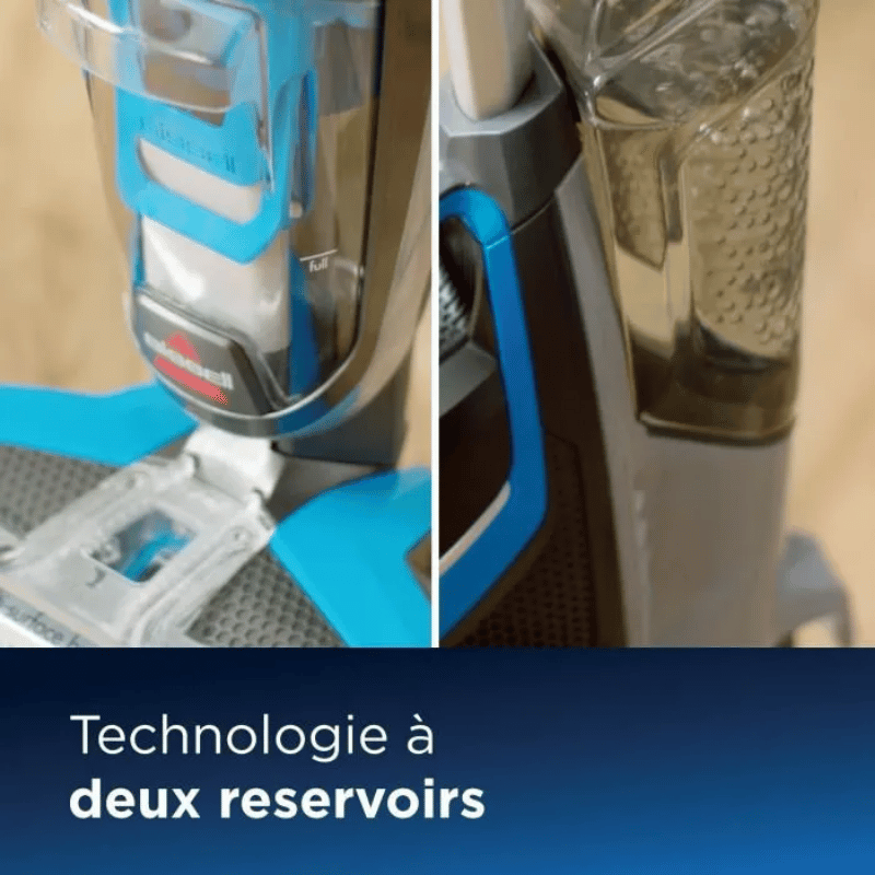 BISSELL Nettoyeur Multifonction 3 en 1 CrossWave 17132 Filaire – Aspirateur / Nettoyeur / Sécheur 3-en-1 pour sols durs et moquettes