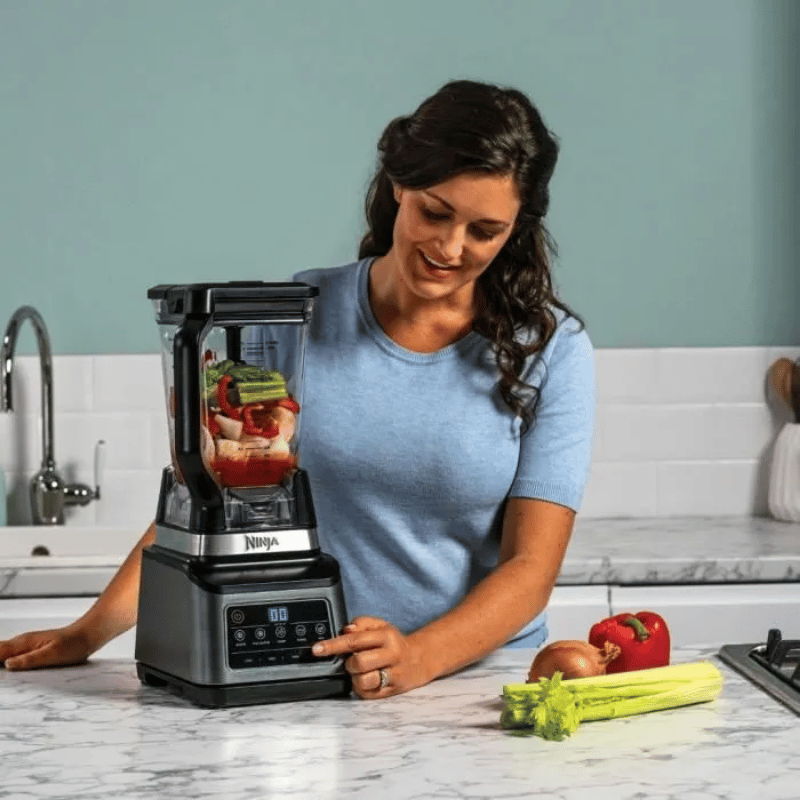 Robot multifonction Ninja : robot de cuisine, mixeur multi-usage et personnel – BN800EU 3 en 1 Auto-IQ