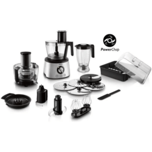 Robot de cuisine 6-en-1 – PHILIPS – HR7778/00 – 1300 W – 3,4 L – Inox