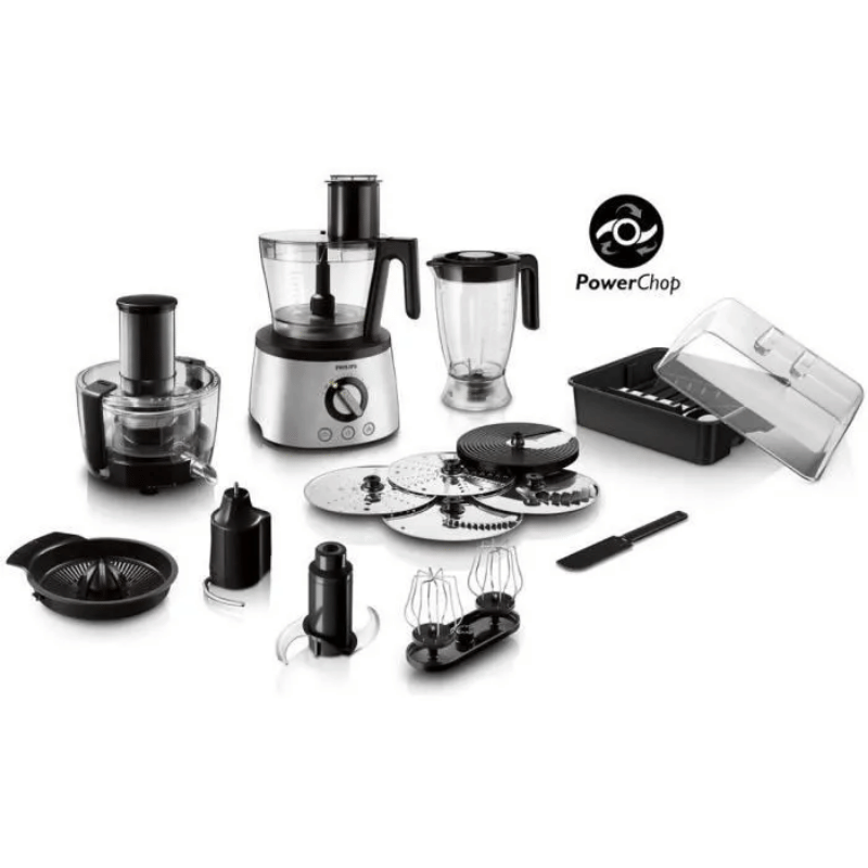 Robot de cuisine 6-en-1 – PHILIPS – HR7778/00 – 1300 W – 3,4 L – Inox