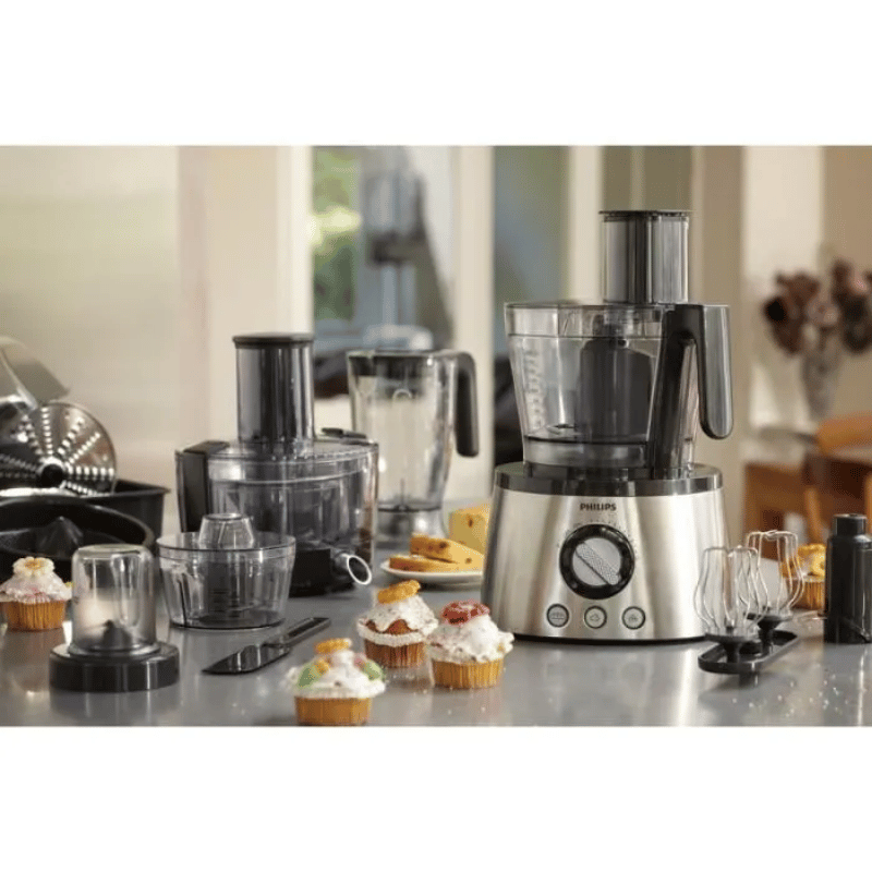 Robot de cuisine 6-en-1 – PHILIPS – HR7778/00 – 1300 W – 3,4 L – Inox