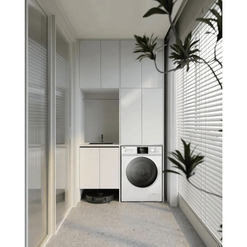 Lave-linge hublot – CONTINENTAL EDISON – CELL8140IW1 – 8kg – Moteur induction – 60 cm – 1400 trs/min – Blanc