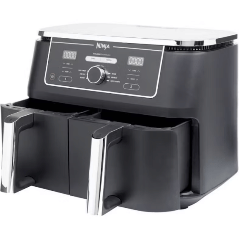 Friteuse Electrique sans huile Dual Zone Foodi Max - AF400EU - 2470W - 9,5L - 2 tiroirs de cuisson - 6 modes de cuisson prédéfinis usage non-intens