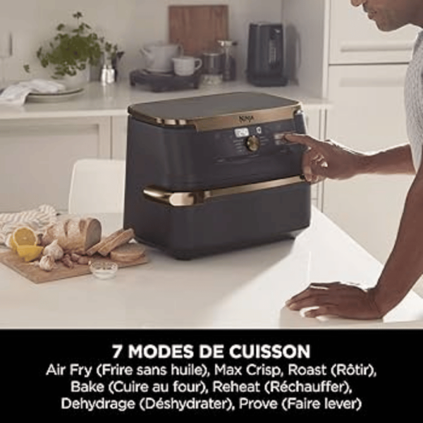 Airfryer Ninja Foodi Flex 7-en-1, 10,4L AF500EU