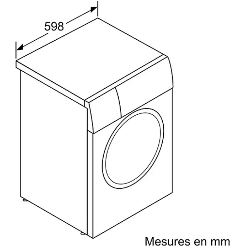 Lave linge hublot BOSCH WAN2828SFR Serenity Série 4