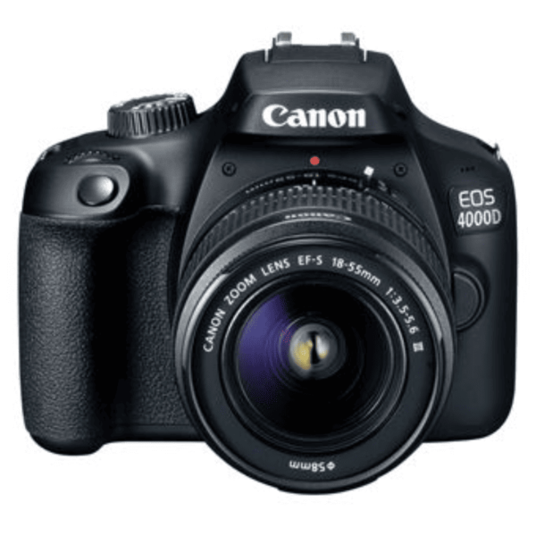 Reflex Canon EOS 4000D Noir + Objectif EF-S 18-55 mm f/3.5-5.6 III