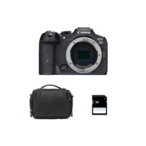 Appareil photo hybride Canon EOS R7 Nu + Sac + Carte SD 8 Go