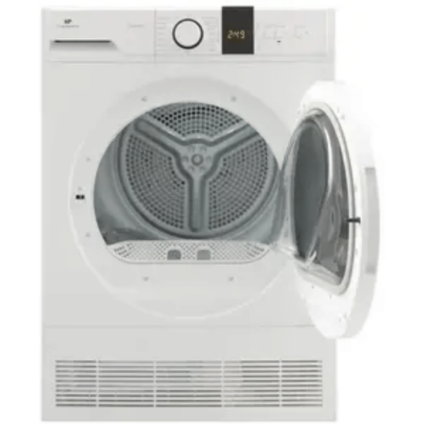Continental Edison CESLCE10W1 - Sèche-linge - largeur : 59.6 cm - profondeur : 63.9 cm - hauteur : 84.5 cm - chargement frontal - blanc