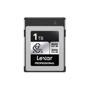 LEXAR Carte CFexpress Pro Silver Type B 4.0 Series 1 To 3600R/3000W