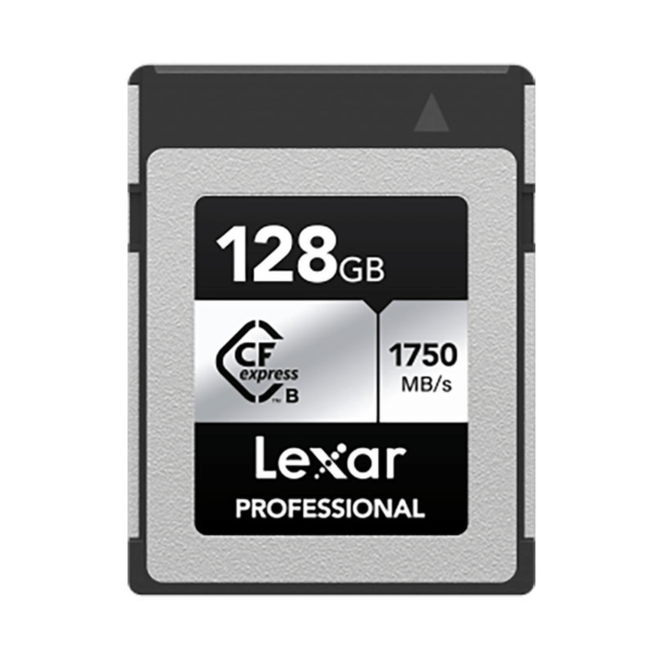 LEXAR Carte Professional CFexpress 128 Go Type B Card SILVER Series 1750R/1300W MB/s