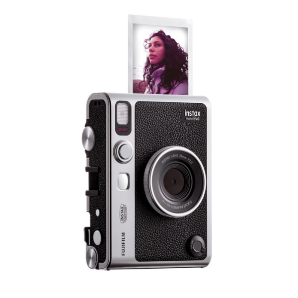 Pack Premium Appareil photo instantané Fujifilm instax mini Evo™ 2025 Noir + Housse de protection Noir + Album photo Noir