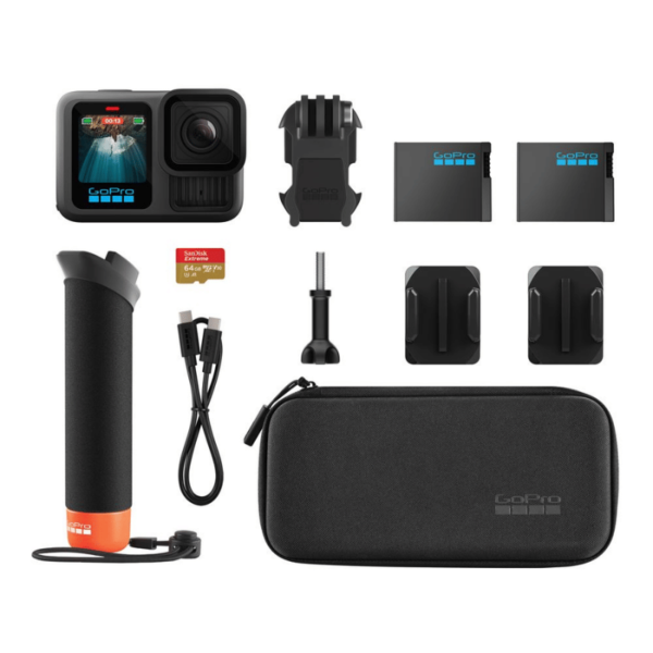 Pack Caméra sport GoPro HERO13 Black + Accessoires Reconditionné