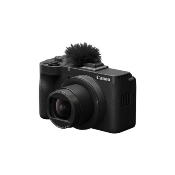 Kit Appareil photo compact Vlogging Canon PowerShot V1 + Trépied HG-100TBR + Télécommande sans-fil BR-E1 + SD 128Go