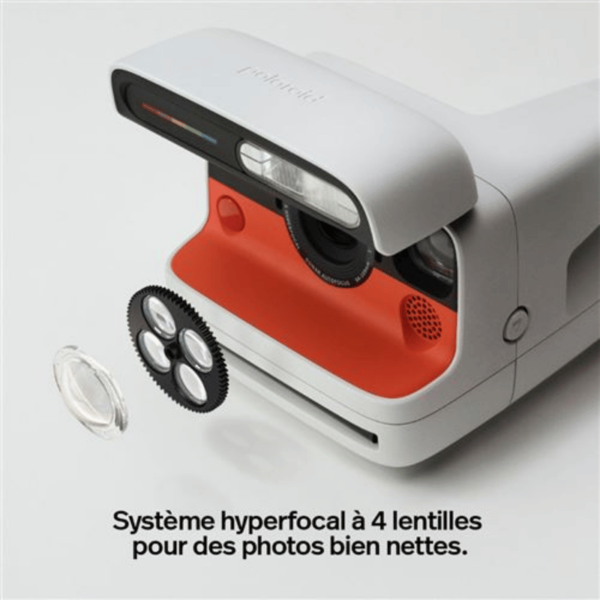 Appareil photo instantané Polaroid Flip Noir + pack de film couleur 8 photos