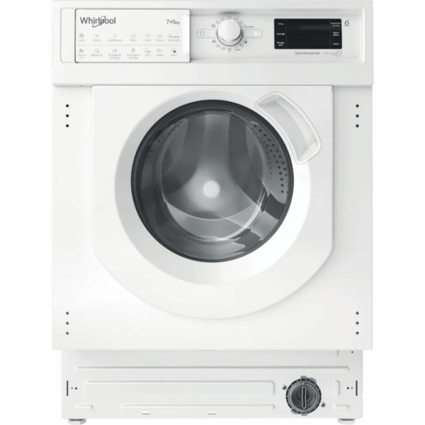 WHIRLPOOL - Lave-linge séchant encastrable 7kg Freshcare+ - BIWDWG751482EUN