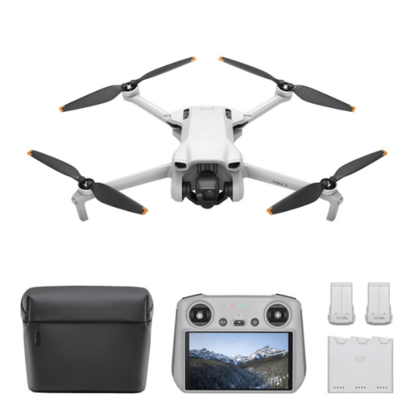 Drone Dji Mini 3 Fly More Combo avec radiocommande smart controller Gris Reconditionné