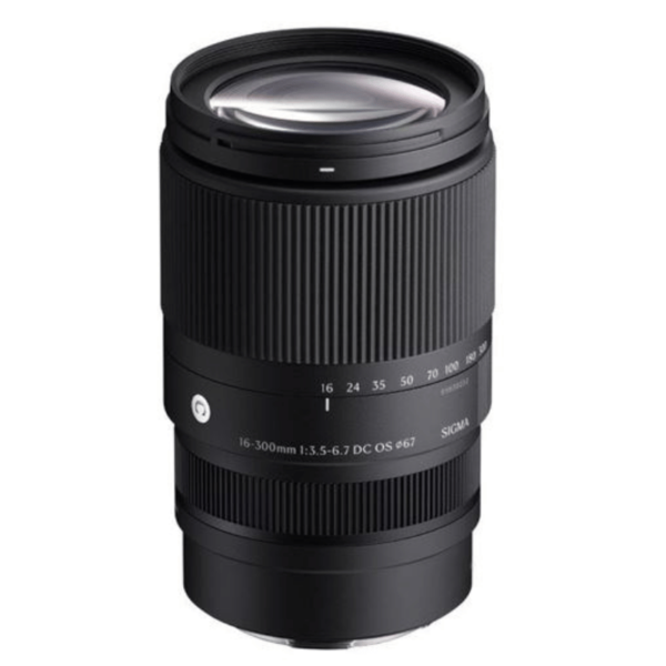 Objectif zoom Sigma Contemporary 16-300mm F3.5-6.7 DC OS Noir pour Monture Fujifilm X