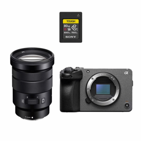 Pack Vidéo Sony FX30 + 18-105 mm f/4 + CF Express 80 Go